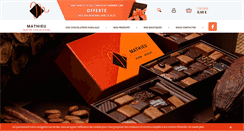 Desktop Screenshot of mathieu-chocolatier.com